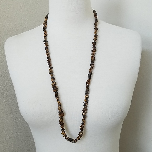 Tiger's Eye Necklace, Bracelet, and Earring Set - Picture 1 of 8